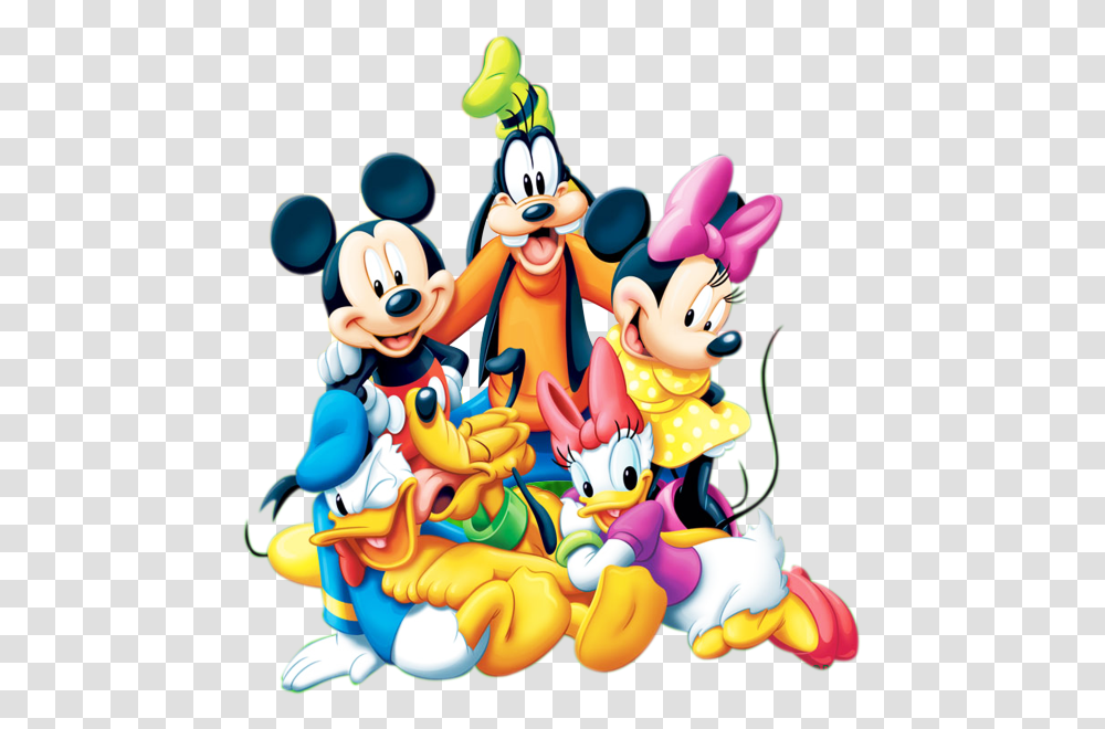 Mickey Mouse And Friends Happy Birthday Download Mickey Mouse And Friends Poster, Performer, Doodle Transparent Png