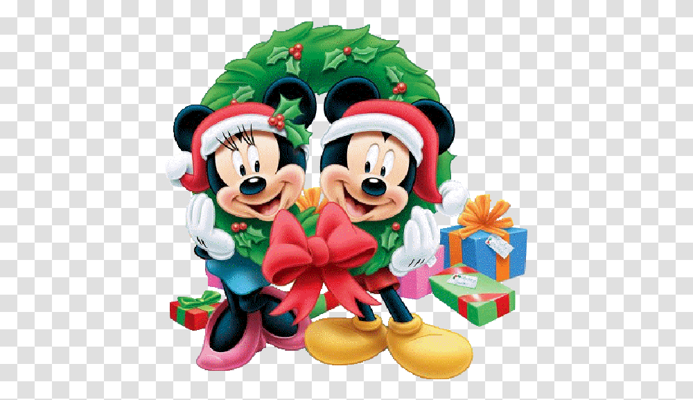 Mickey Mouse And Friends Xmas Clip Art Images Mickey Minnie Christmas, Toy, Plush, Super Mario Transparent Png