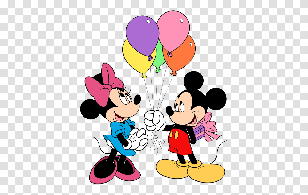 Mickey Mouse And Minnie Mouse Clipart, Balloon Transparent Png