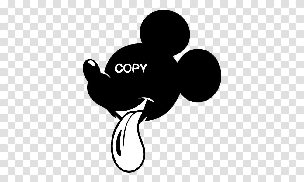 Mickey Mouse Animation, Silhouette, Stencil, Face Transparent Png