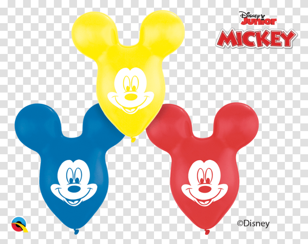 Mickey Mouse Balloons, Heart, Crowd Transparent Png