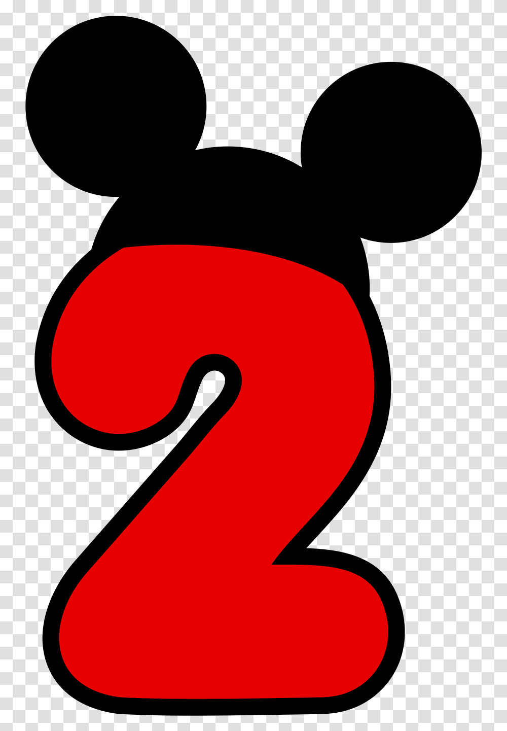 Mickey Mouse Banner & Clipart Free Download 2nd Birthday Mickey Mouse, Number, Symbol, Text Transparent Png