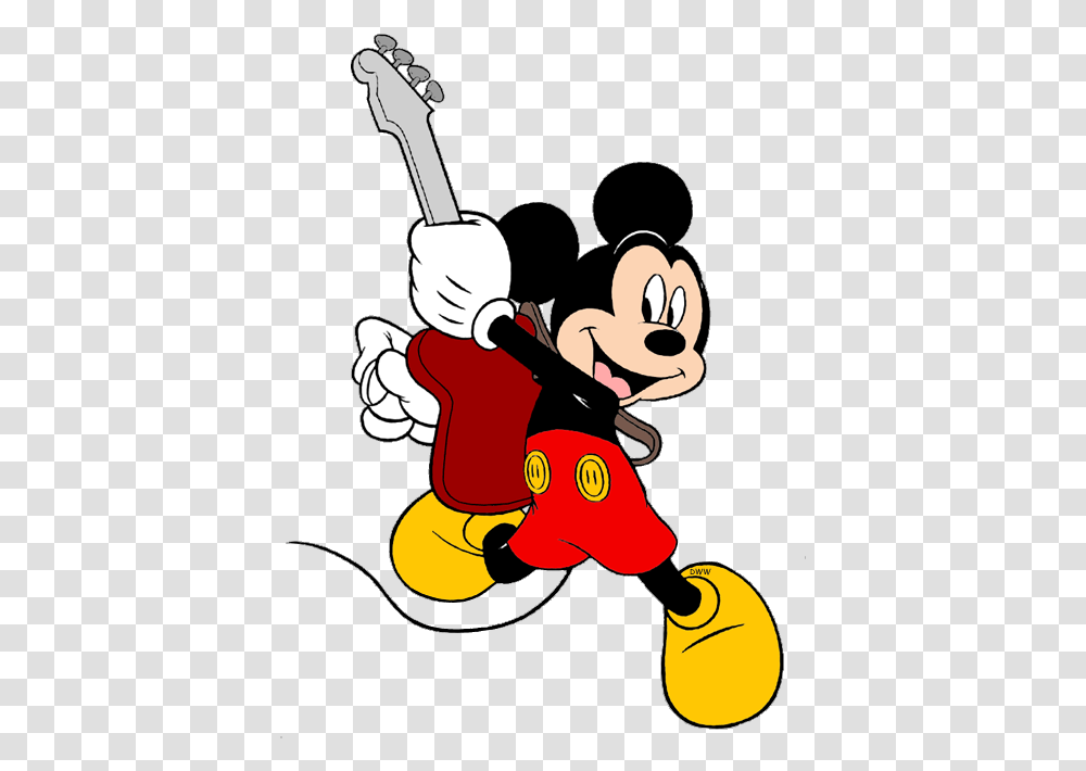 Mickey Mouse Baseball Clipart Picture Library Mickey Mouse Guitar, Leisure Activities, Bagpipe, Musical Instrument Transparent Png