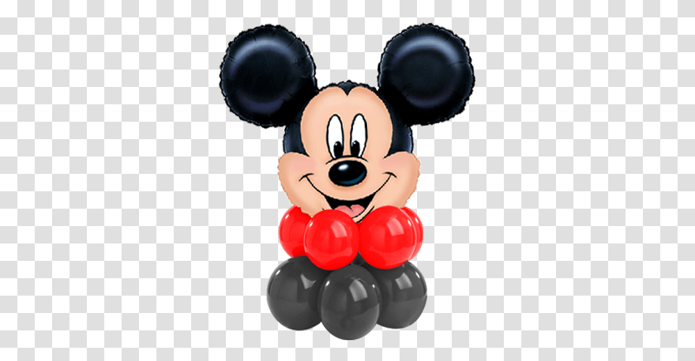 Mickey Mouse Big Head Balloons, Toy, Wildlife, Animal, Mammal Transparent Png