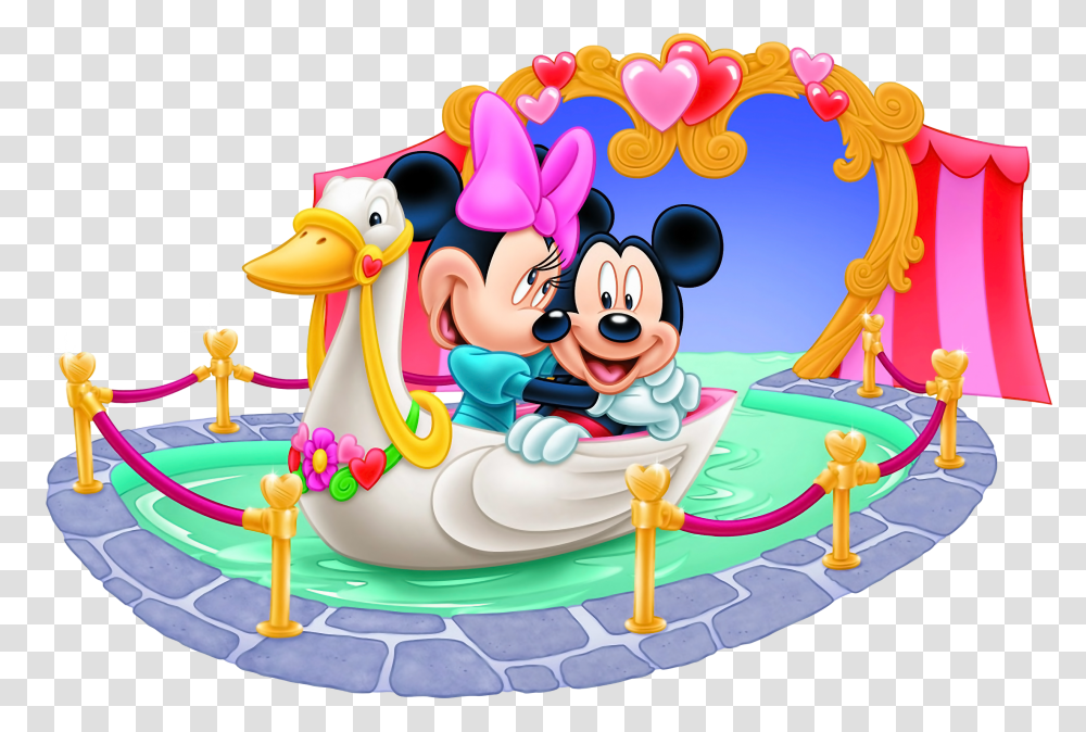 Mickey Mouse Cartoon Images, Birthday Cake, Dessert, Food, Amusement Park Transparent Png