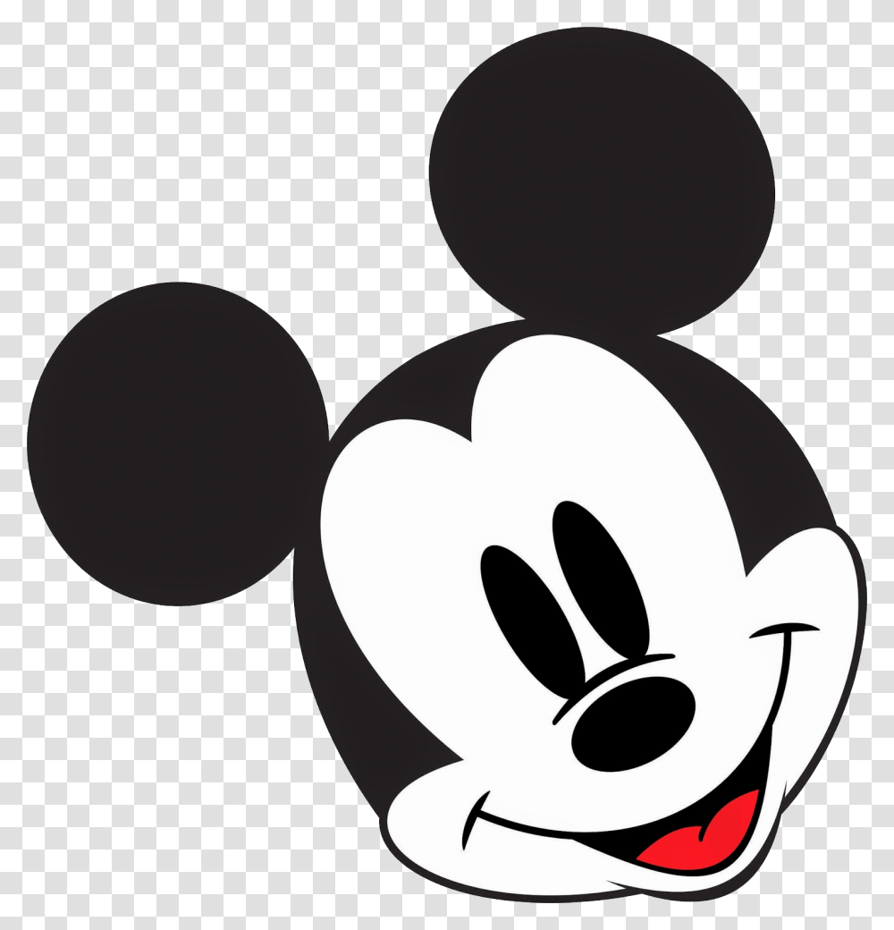 Mickey Mouse, Character, Stencil Transparent Png