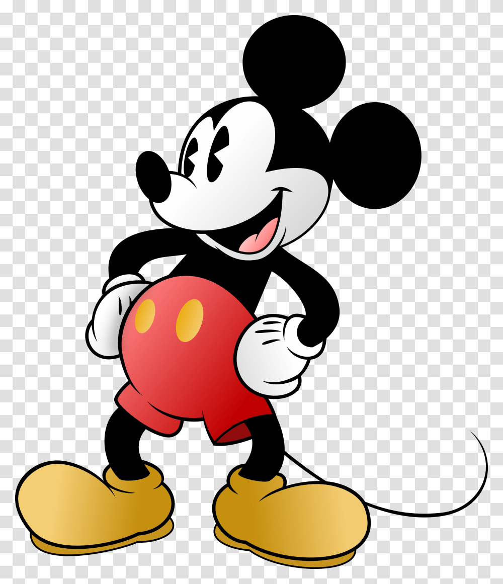 Mickey Mouse, Character, Super Mario, Stencil Transparent Png