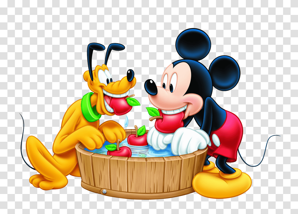 Mickey Mouse, Character, Tub, Sweets, Food Transparent Png