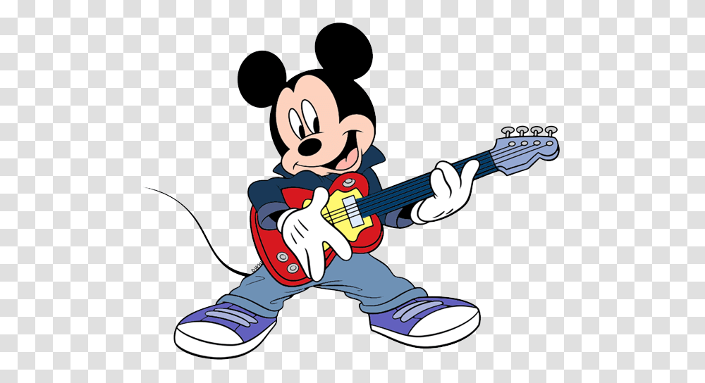 Mickey Mouse Clip Art Disney Clip Art Galore, Guitar, Leisure Activities, Musical Instrument, Bass Guitar Transparent Png