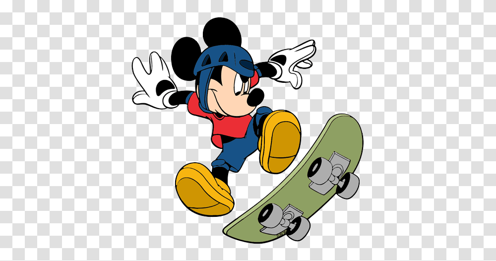 Mickey Mouse Clip Art Disney Clip Art Galore, Skateboard, Sport, Sports, Outdoors Transparent Png