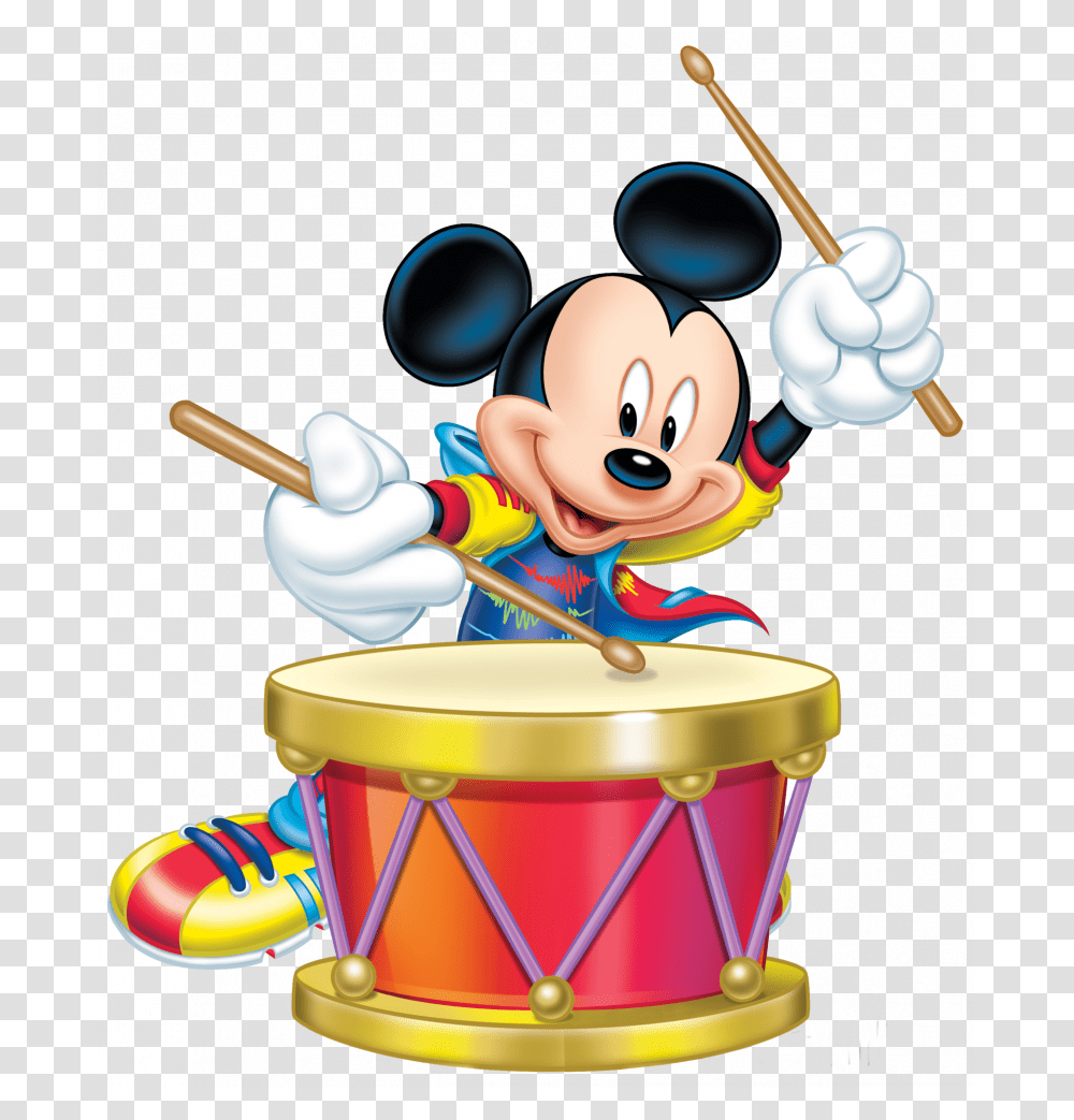Mickey Mouse Clip Art Mickey Mouse Valentine, Toy, Drum, Percussion, Musical Instrument Transparent Png