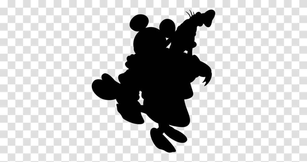 Mickey Mouse Clipart For Download Team Name, Silhouette, Person, Stencil, People Transparent Png