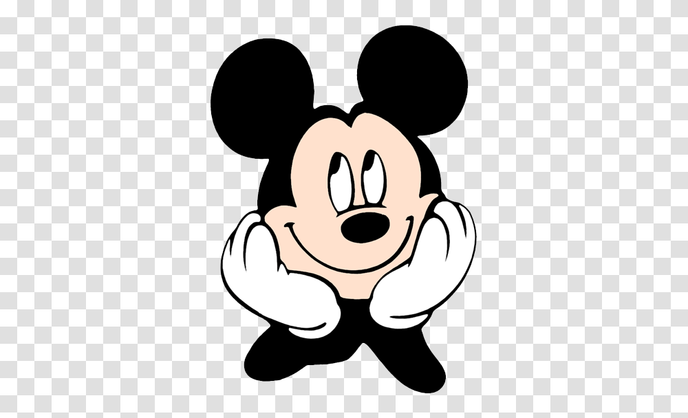 Mickey Mouse Clipart Nose, Stencil, Face Transparent Png
