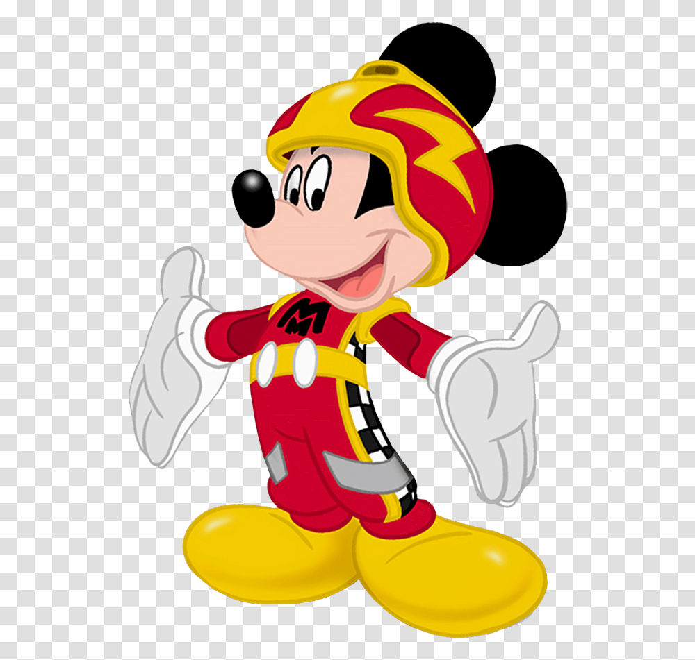 Mickey Mouse Clipart Pool Mickey Mouse Roadster Racers Characters, Performer, Helmet, Kneeling, Elf Transparent Png