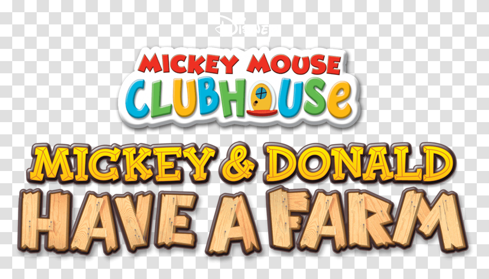Mickey Mouse Clubhouse Mickey Mouse Clubhouse, Word, Meal, Food Transparent Png