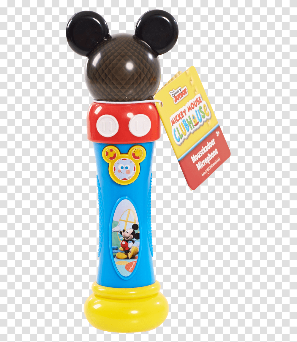 Mickey Mouse Clubhouse Musical Light Mickey Mouse Hot Dog Microphone, Toy, Text, PEZ Dispenser, Label Transparent Png