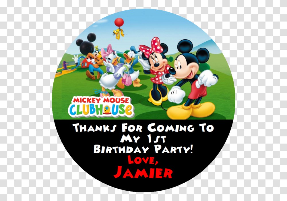 Mickey Mouse Clubhouse Thank You For Coming, Super Mario, Birthday Cake, Dessert, Food Transparent Png