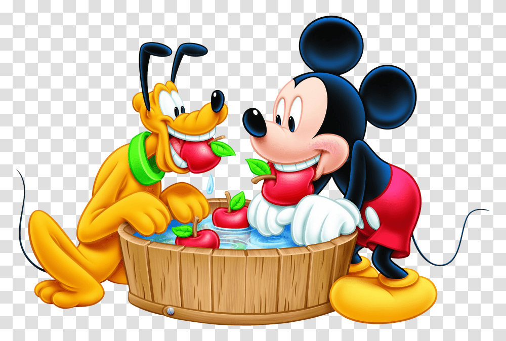 Mickey Mouse De Mickey Mouse Y Pluto, Birthday Cake, Dessert Transparent Png