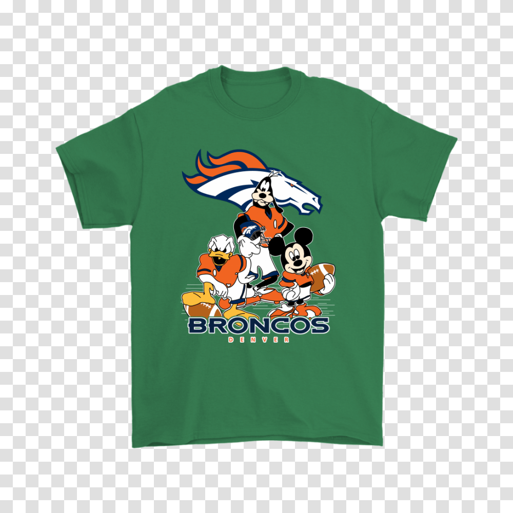 Mickey Mouse Denver Broncos American Football Shirts, T-Shirt, Apparel, Label Transparent Png