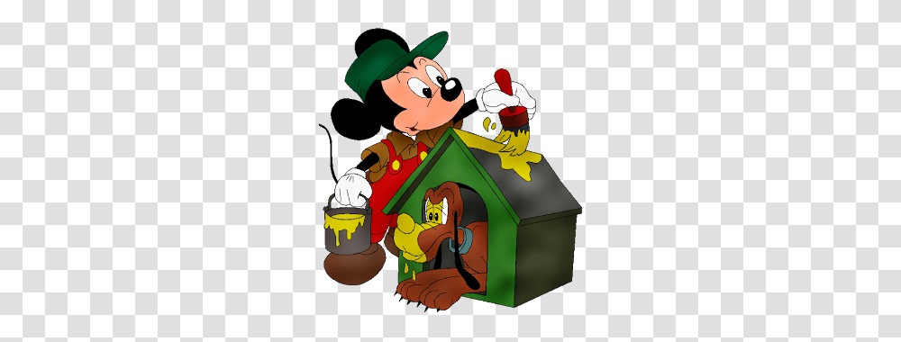 Mickey Mouse, Dog House, Den Transparent Png