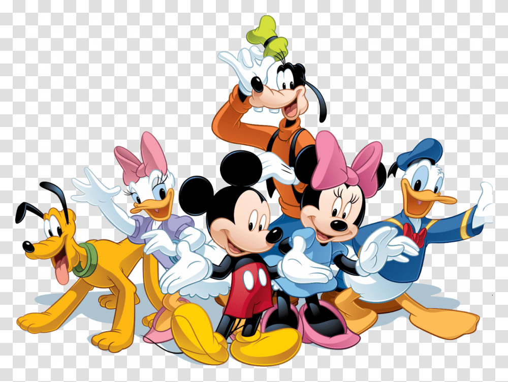 Mickey Mouse Donald Duck The Walt Disney Company Minnie Mickey Mouse And His Friends, Crowd, Drawing Transparent Png
