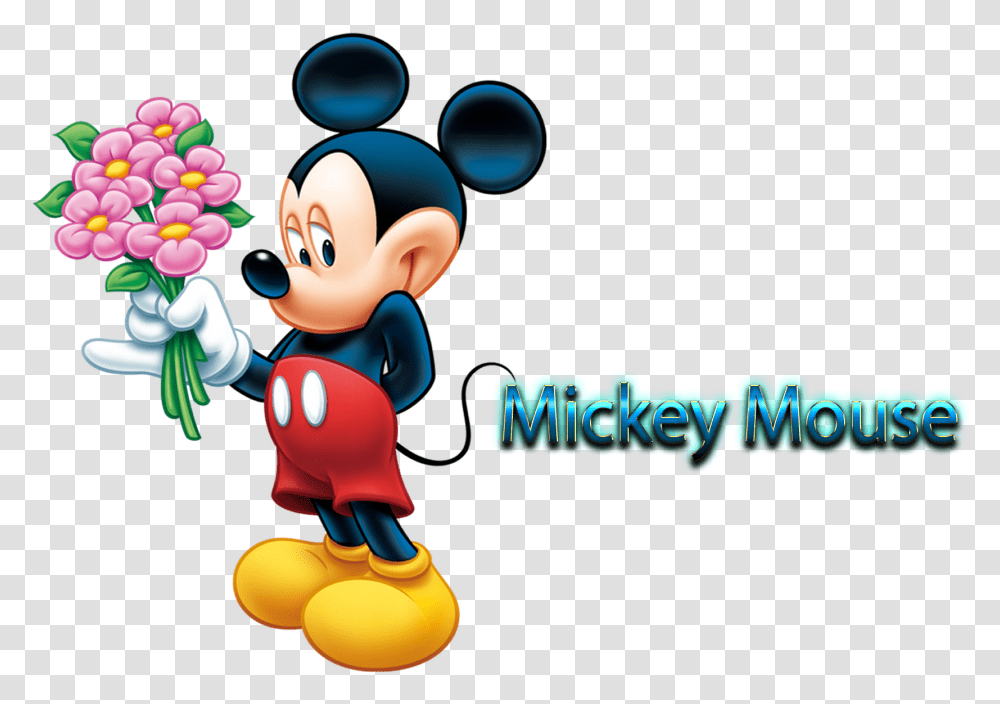 Mickey Mouse Download Mickey Mouse Flowers, Toy, Graphics, Art, Outdoors Transparent Png