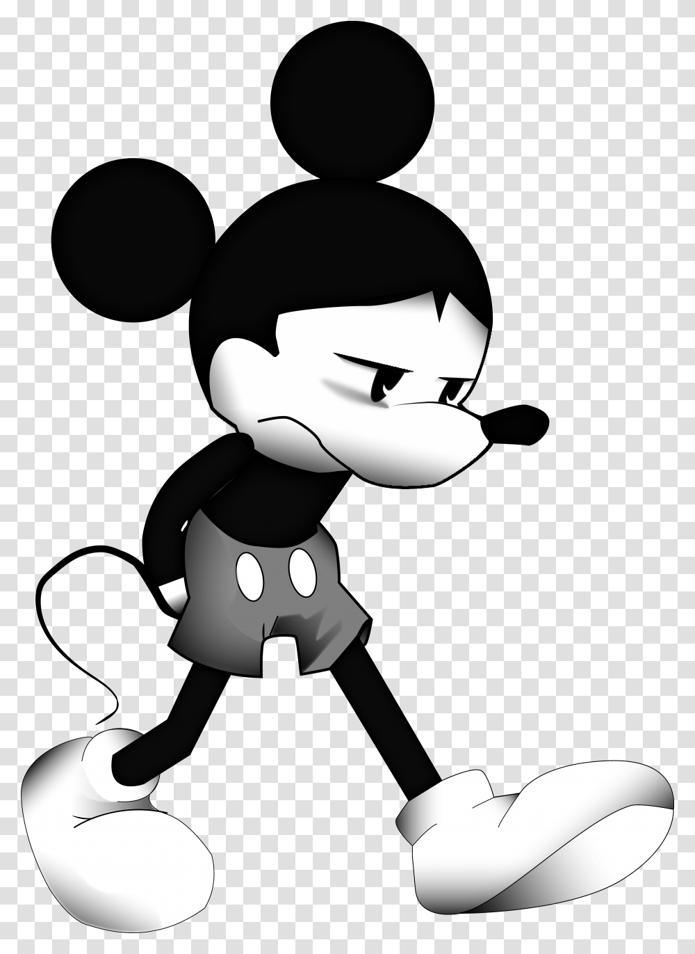 Mickey Mouse Drawing Clip Art Imagenes Creepypastas Mickey Mouse, Toy,  Stencil, Ninja Transparent Png – Pngset.com