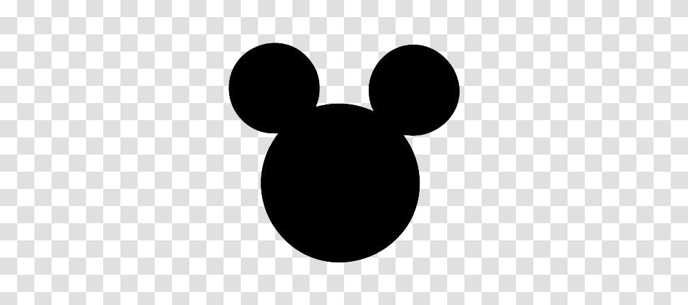 Mickey Mouse Ears, Silhouette, Stencil, Curling Transparent Png