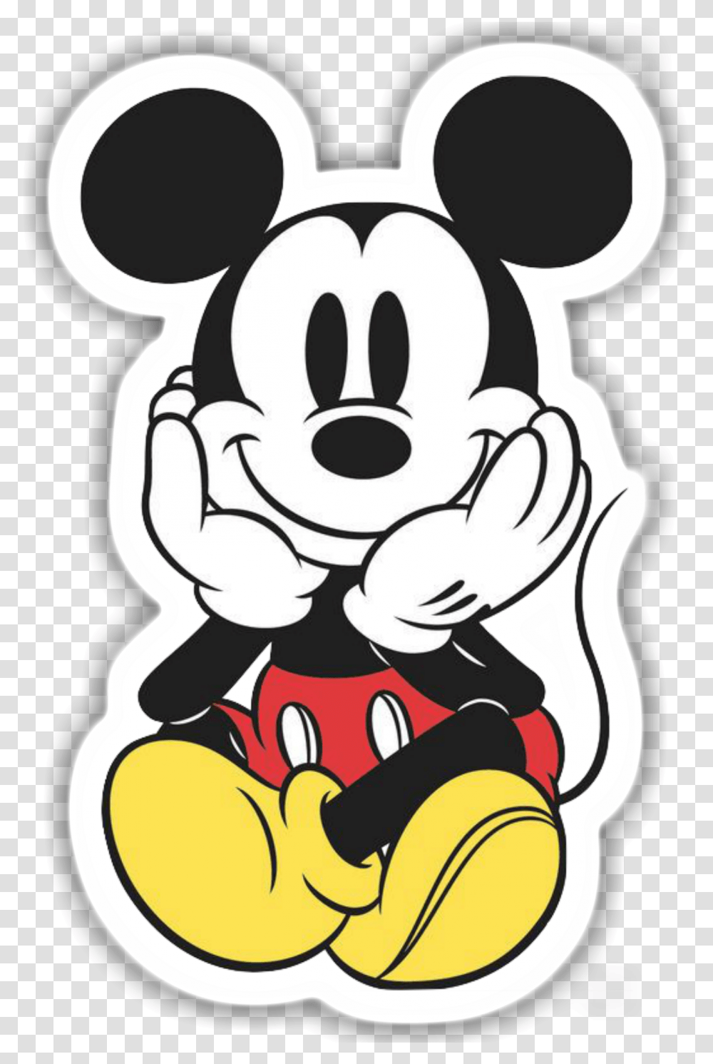 Mickey Mouse Epic Mickey Minnie Mouse The Walt Disney Stickers De Mickey Y Minnie, Stencil, Mascot Transparent Png