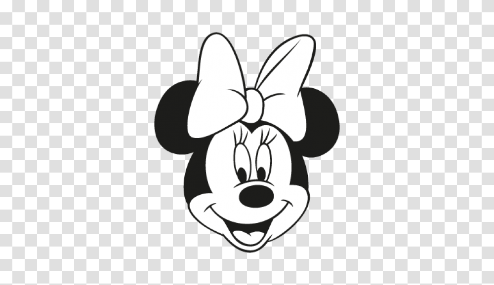 Mickey Mouse Face Black And White Gallery Images, Stencil, Wasp, Bee, Insect Transparent Png