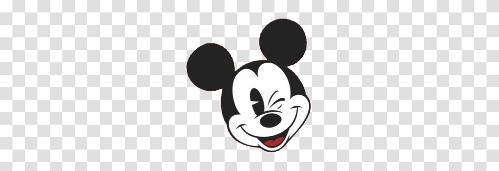 Mickey Mouse Face Clip Art, Label, Sticker Transparent Png