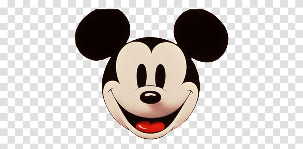 Mickey Mouse Face Color, Label, Logo Transparent Png