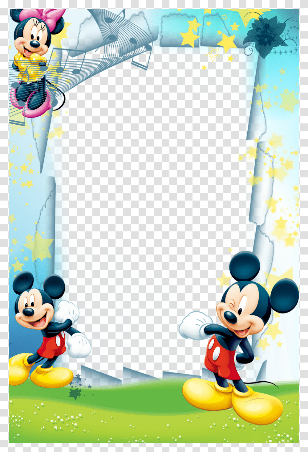 Mickey Mouse Frame, Toy, Comics Transparent Png
