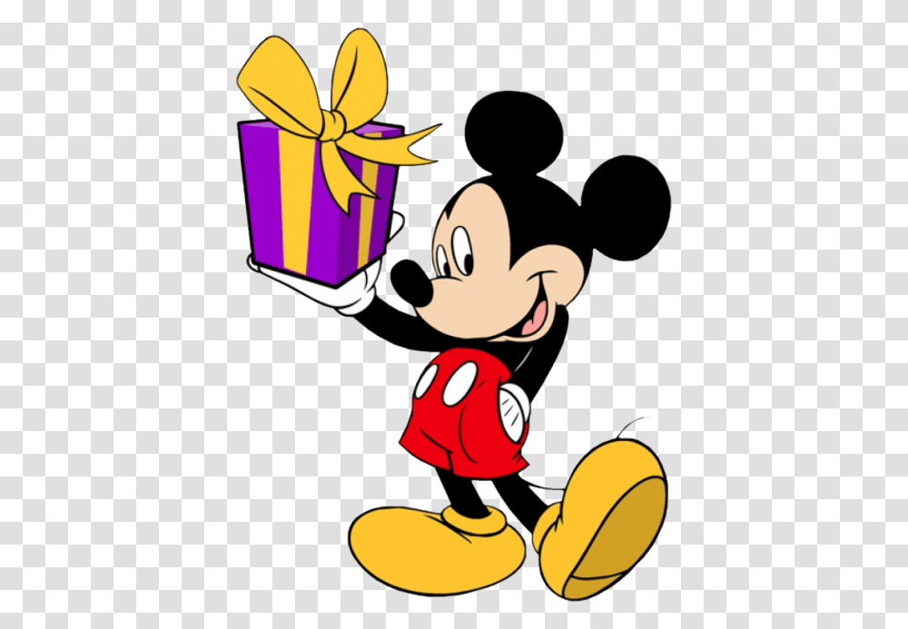 Mickey Mouse, Gift Transparent Png