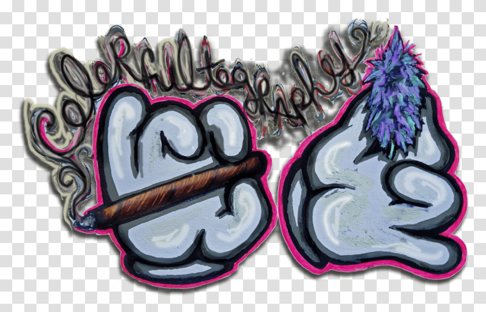 Mickey Mouse Glove Clipart Mickey Mouse Weed Hand, Label, Graffiti, Sticker Transparent Png