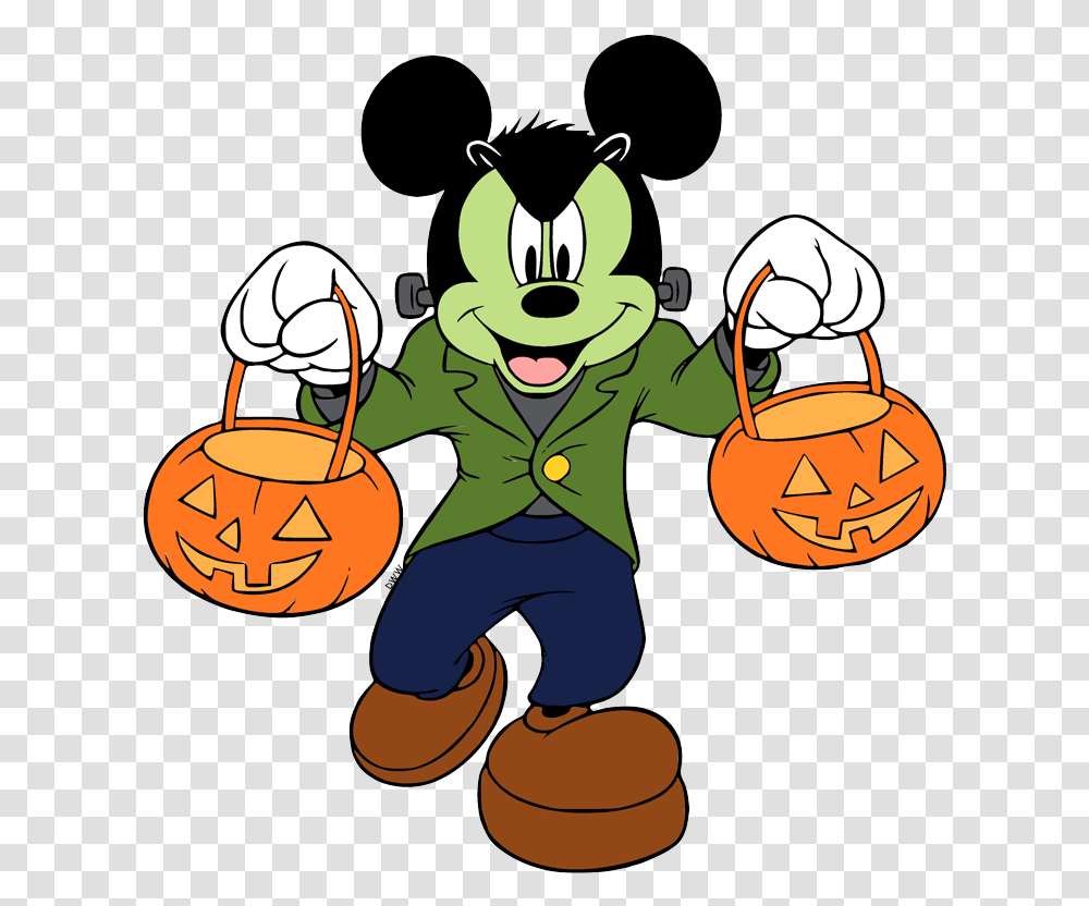 Mickey Mouse Halloween Frankenstein, Plant, Food, Vegetable, Produce Transparent Png