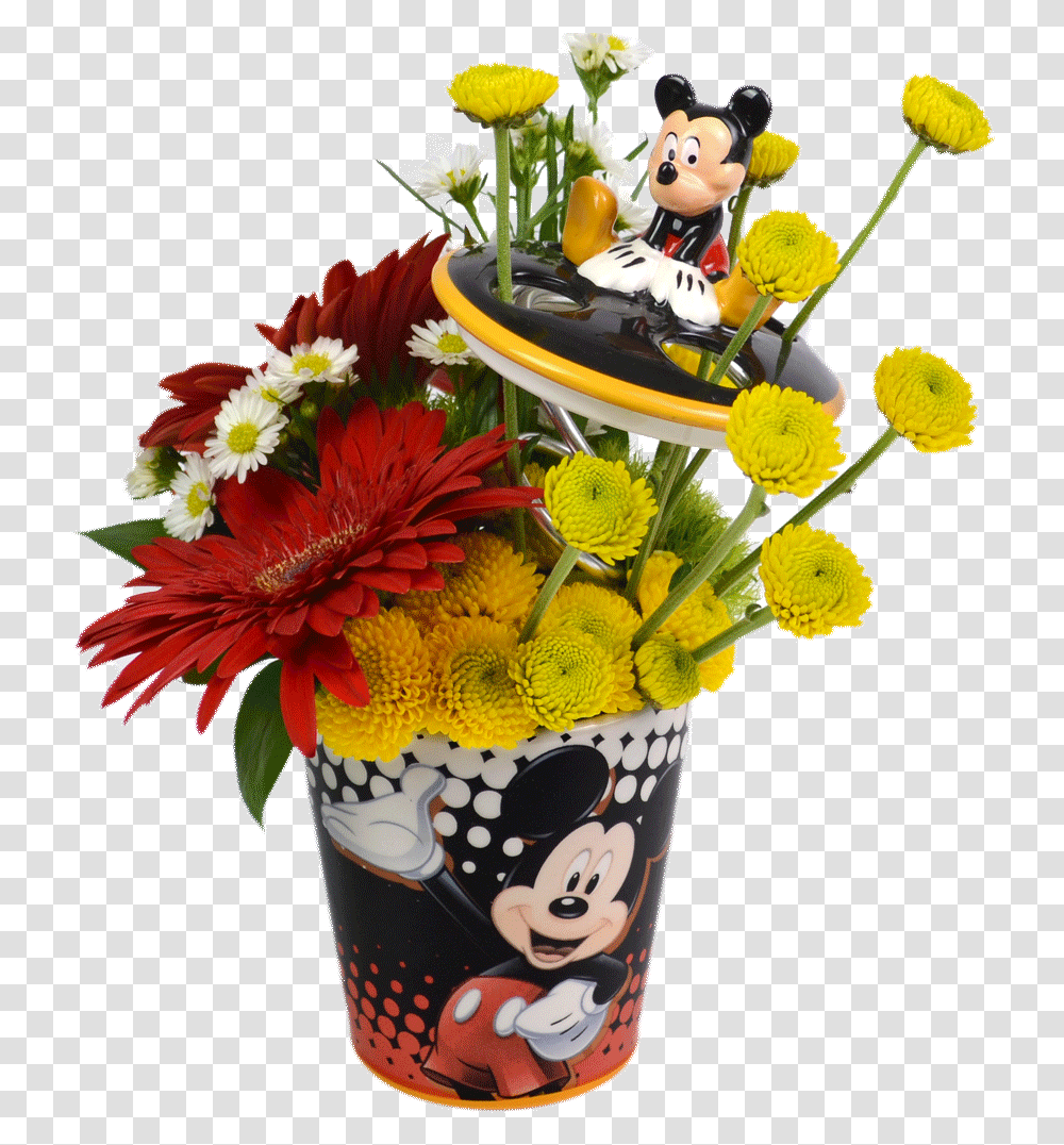 Mickey Mouse Happy Birthday Foil Balloon Birthday Mickey Mouse Flowers, Plant, Blossom, Flower Arrangement, Flower Bouquet Transparent Png