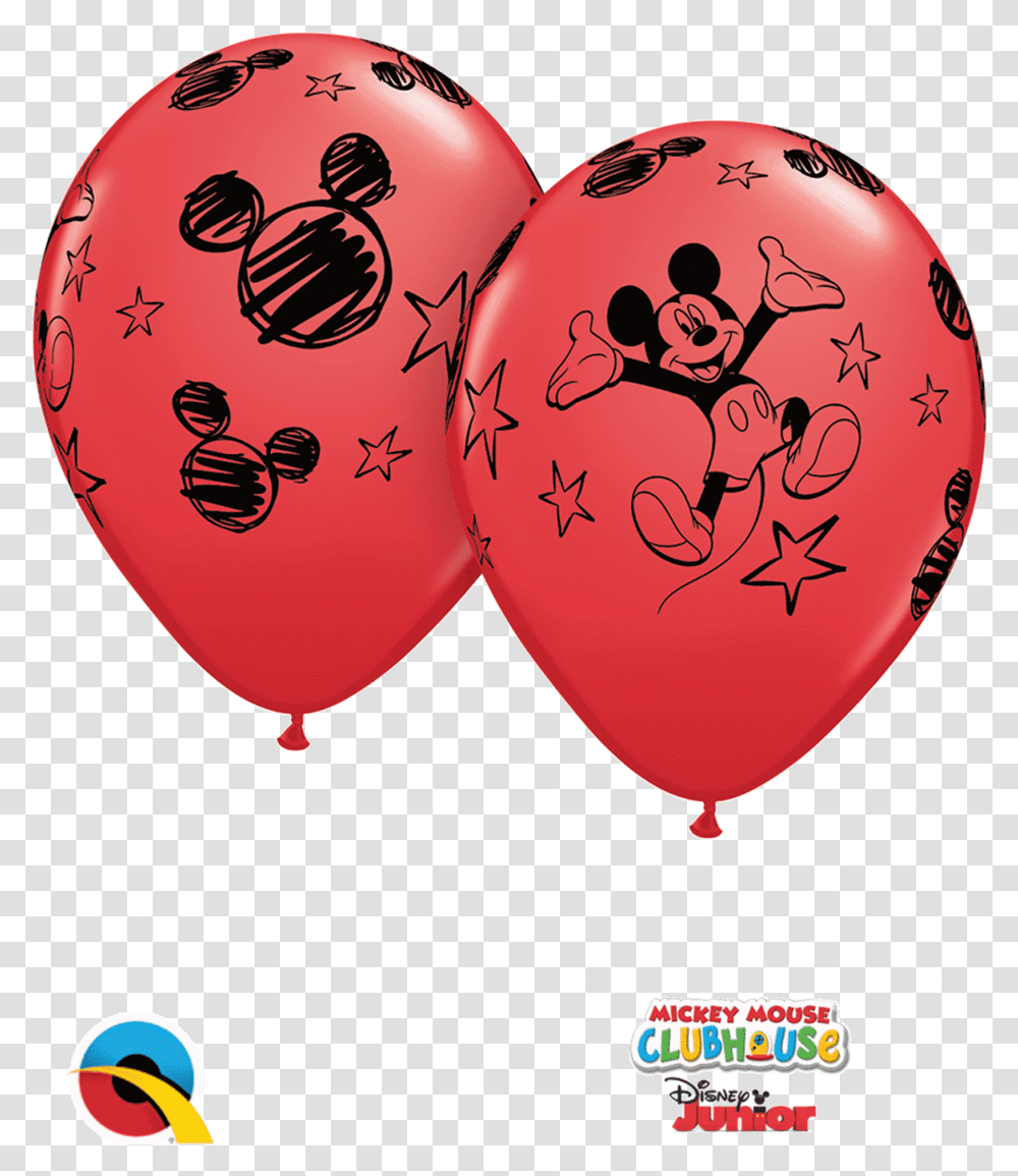 Mickey Mouse Happy Birthday Latex Balloons Purple Transparent Png