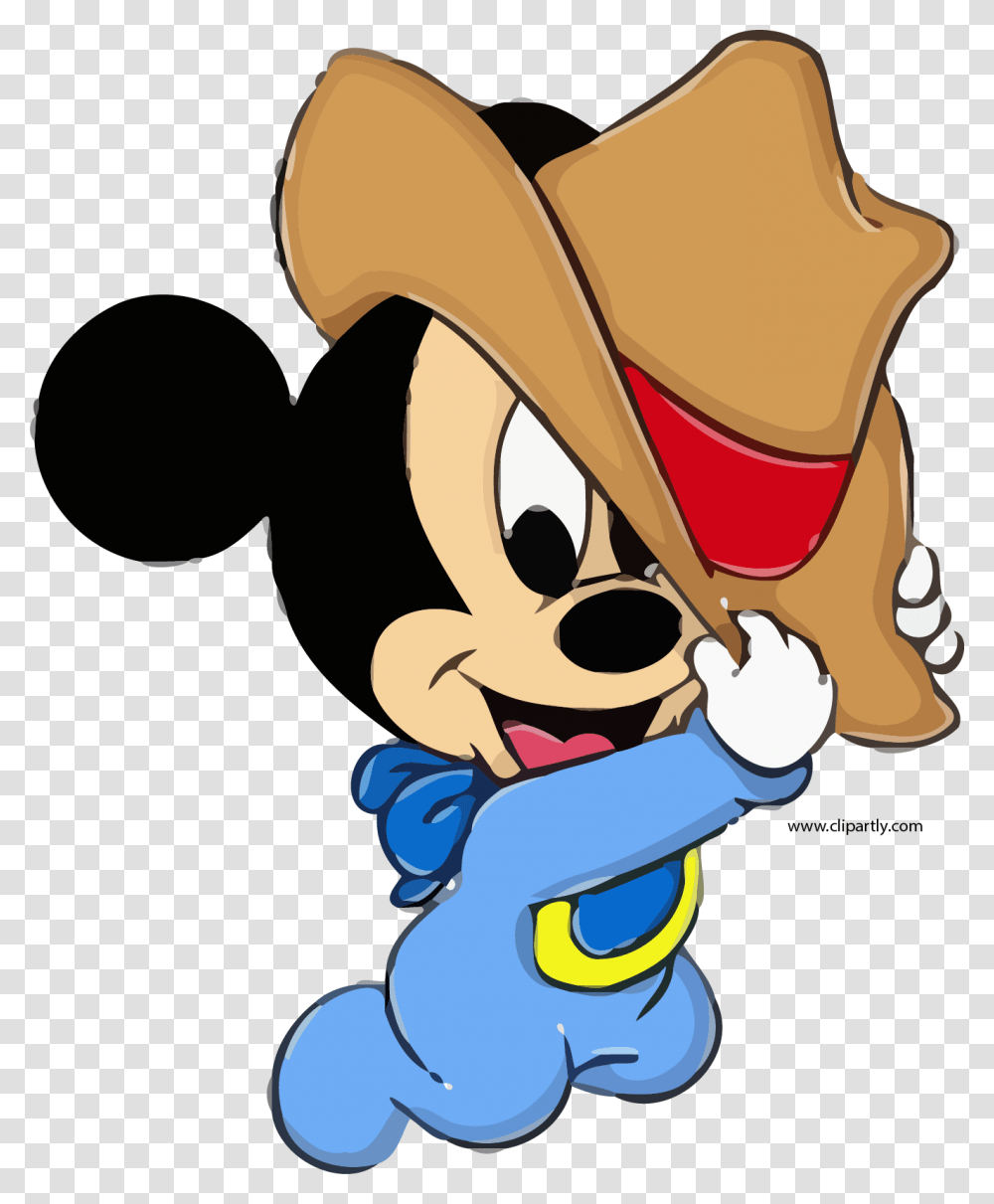 Mickey Mouse Hat Baby Mickey Mouse Cowboy, Apparel, Cowboy Hat, Sun Hat Transparent Png