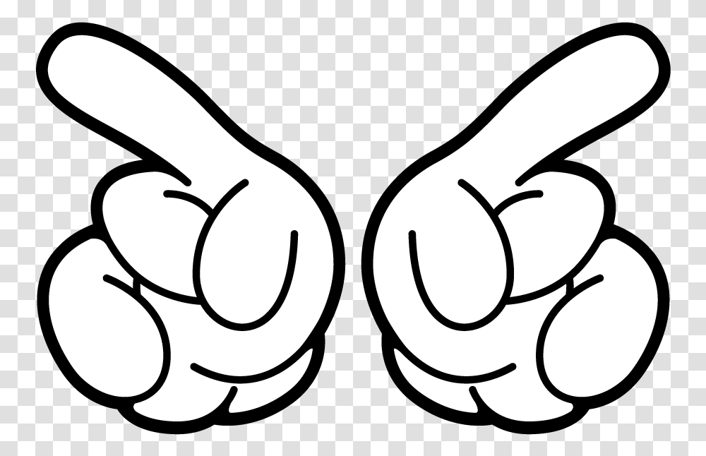 Mickey Mouse Head Colouring Pages Mickey Mouse Hands, Fist, Stencil Transparent Png