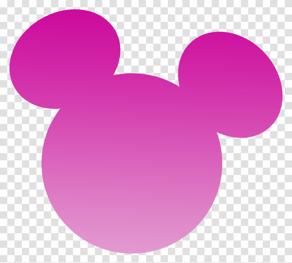 Mickey Mouse Head Gray, Balloon, Plant, Heart, Purple Transparent Png