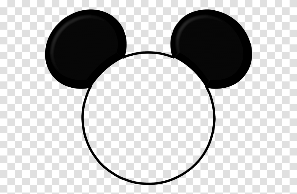 Mickey Mouse Head, Silhouette, Electronics, Cushion, Headphones Transparent Png