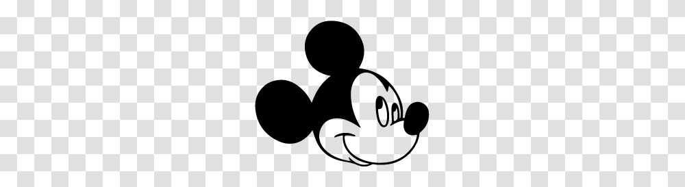 Mickey Mouse Head Silhouette Free Download Clip Art, Stencil, Logo, Trademark Transparent Png
