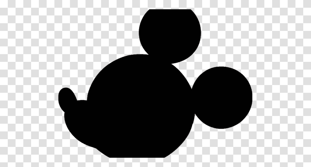 Mickey Mouse Head Silhouette Transparent Png