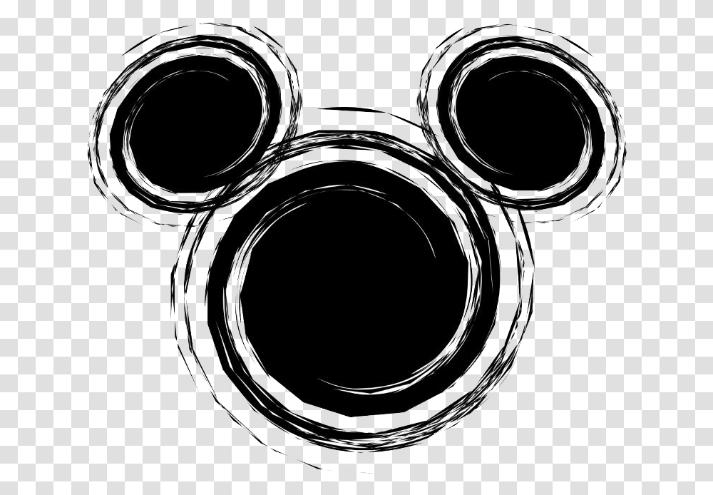 Mickey Mouse Head Swirl, Alphabet Transparent Png