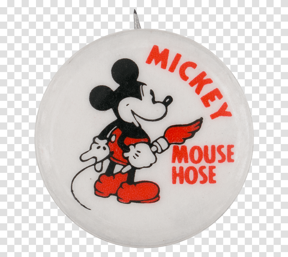 Mickey Mouse Hose Advertising Button Museum Cartoon, Logo, Trademark, Badge Transparent Png