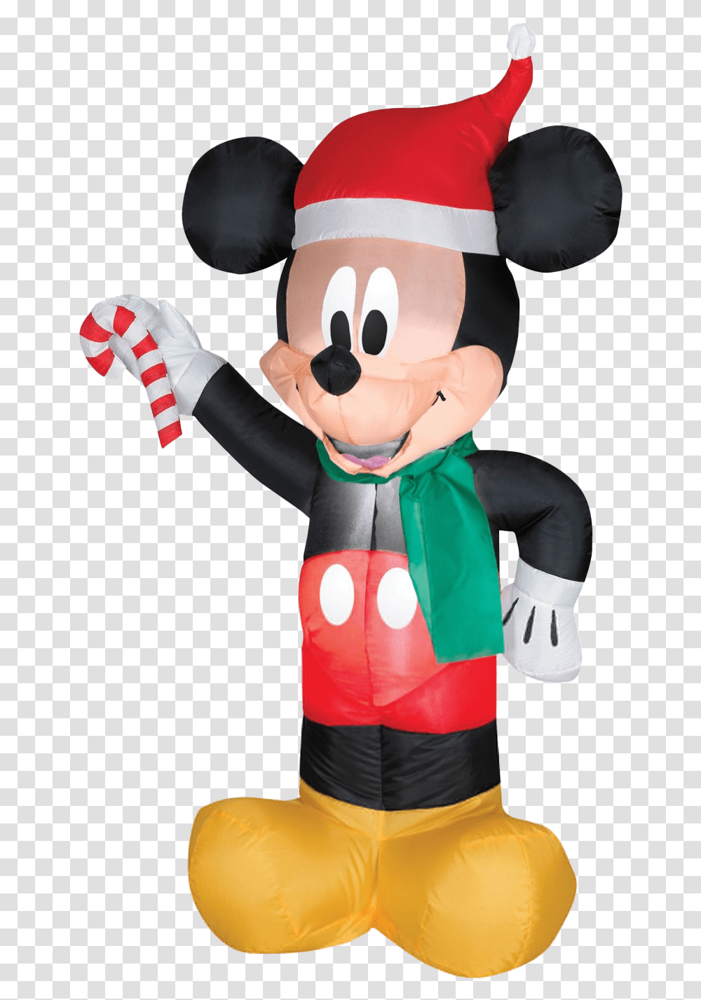Mickey Mouse Images Free Download Real Inflatable Mickey Mouse Christmas, Mascot, Person, Human, Costume Transparent Png
