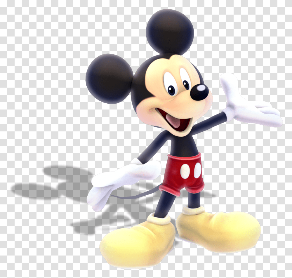 Mickey Mouse In Celebration To Mickeys 90th Figurine, Toy, Super Mario Transparent Png