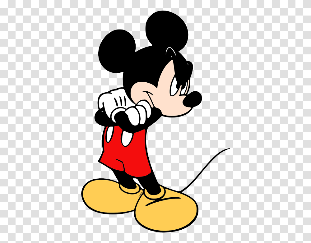 Mickey Mouse In Trouble, Hand, Fist, Stencil Transparent Png