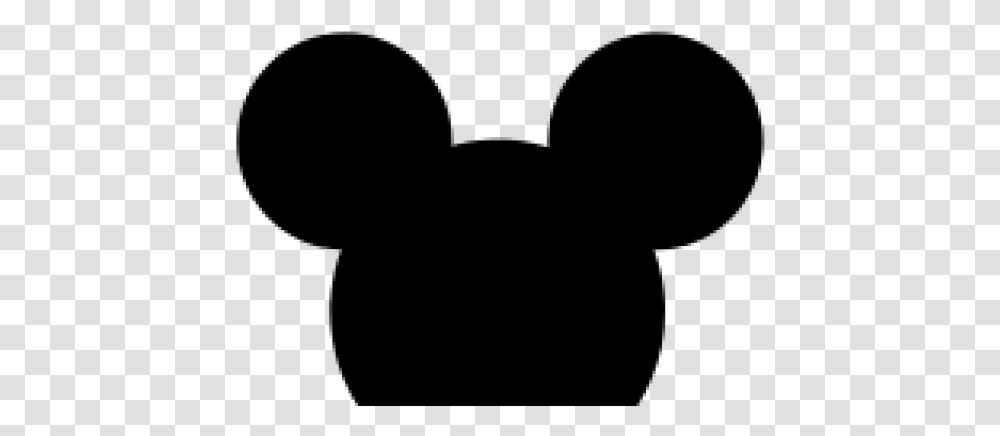 Mickey Mouse Kopf Schwarz, Gray, World Of Warcraft Transparent Png